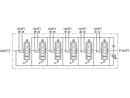 Integrated Hydraulic Directional Valve