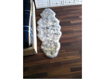 2016 Top Quality Long Hair Faux Sheepskin Lamb Fur Blanket