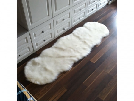 2016 Top Quality White Faux Sheepskin Fur Rug