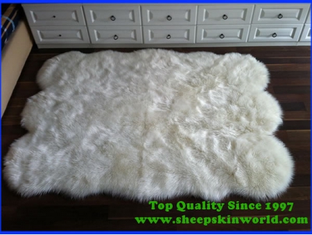 2016 Top Quality Faux Long Hair Custom Rug for Living Room