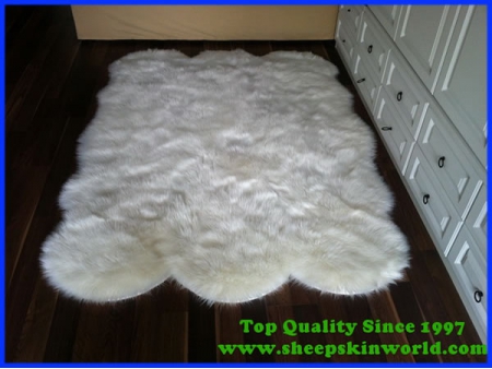 2016 Top Quality Faux Long Wool Area Carpet Rug