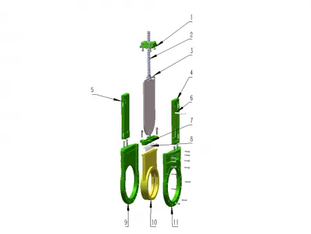 Abrasion Resistant Knife Gate Valve  (Slurry Valve, L 55-95mm)