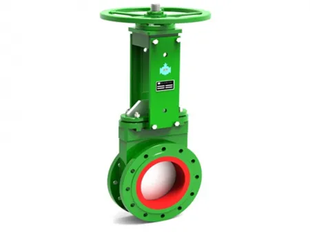 Cast Basalt Wear-Resisting Knife Gate Valve  (Thin Slurry Valve, L 80-170mm)