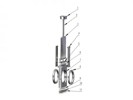 Large-Bore Wafer Knife Gate Valve  (80-500mm Stainless Steel Valve)