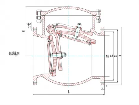 Large-Bore Stainless Steel Check Valve  (80-500 mm Non-Return Valve)