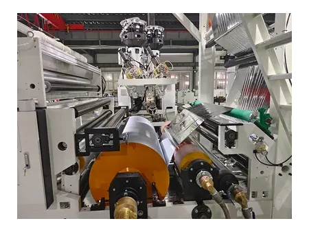 Tandem Coating and Lamination with Centre Winding