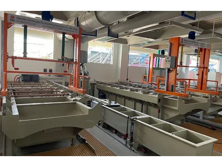 Semi-Auto Rack Plating Line