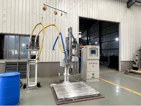 Semi-Automatic Filling Machine for IBCs, Drums, Pails and Totes