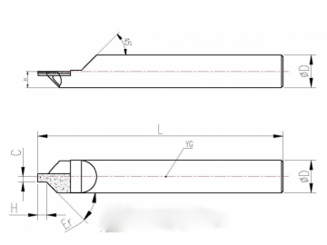 PCD Acrylic Window Bits