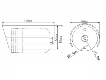 8611A Fixed CCTV Camera