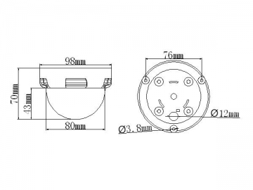 3561A3 Dome Security Camera