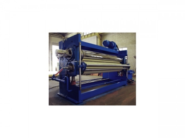 Two Roll Fabric Calendering Machine