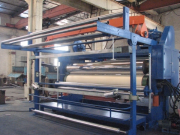 Two Roll Fabric Calendering Machine