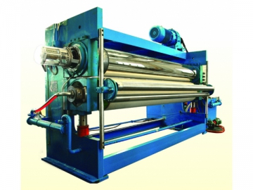 Two Roll Fabric Calendering Machine