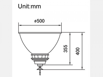 160W LED High Bay Light