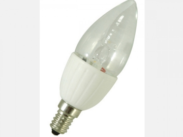 Ceramic Candle 3W LED Light Bulb