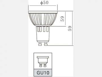 Aluminum 5W LED Spotlight