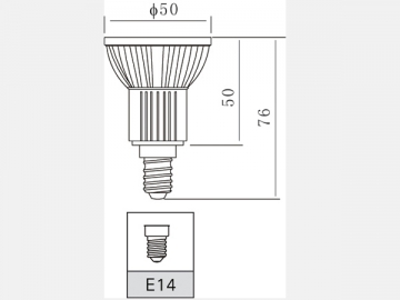 Aluminum 5W LED Spotlight