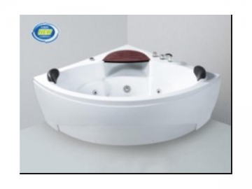 Curved Whirlpool Bathtub