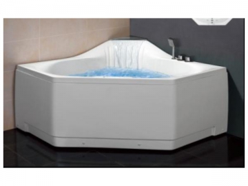 Diamond Shape Whirlpool Bathtub