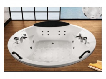 Irregular Shaped Whirlpool Bathtub