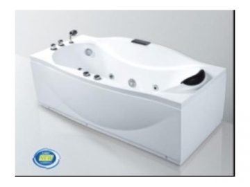 Rectangular Whirlpool Bathtub