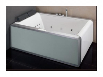 Rectangular Whirlpool Bathtub