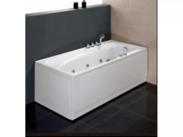 Rectangular Whirlpool Bathtub