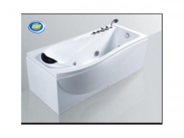 Rectangular Whirlpool Bathtub