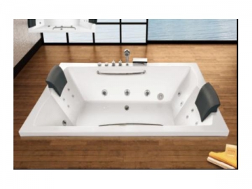 Irregular Shaped Whirlpool Bathtub