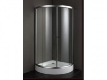 Curved Shower Enclosure