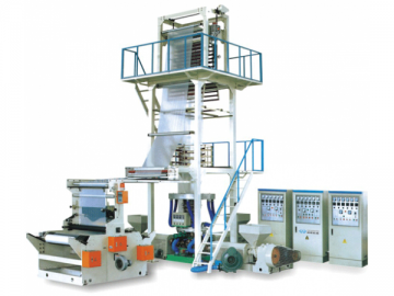 1000 Three Layer Co-Extrusion Film Blowing Machine