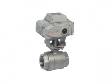 2PC Screwed Ball Valve