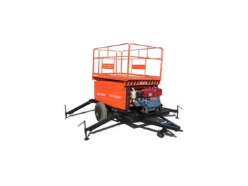 Tow Behind Hydraulic Elevating Platform