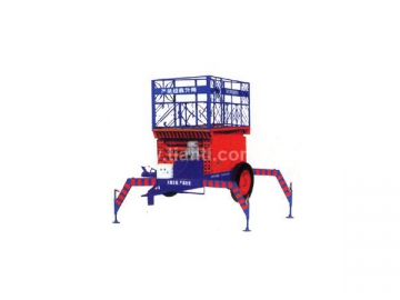 Tow Behind Hydraulic Elevating Platform