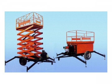 Tow Behind Hydraulic Elevating Platform