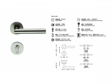 F0111-P2 Stainless Steel Door Lock