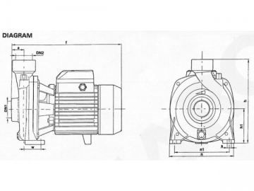 MGA Series Centrifugal Pump with Semi-Open Impeller