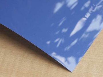 Blue High Gloss Flexible Decorative Sheet