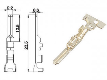 Male Crimp Terminal