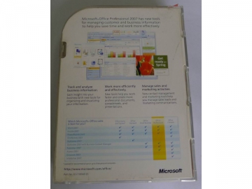 Retail Software of Office 2007 Professional