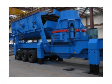 Mobile VSI Sand Crusher Plant