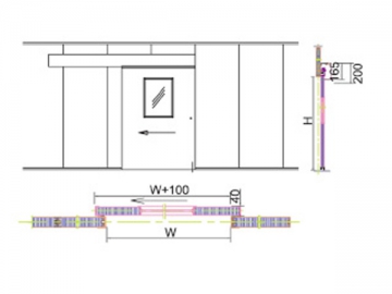 Sliding Clean Room Door