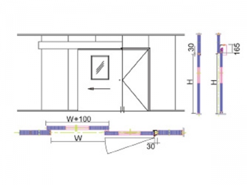 Sliding Clean Room Door