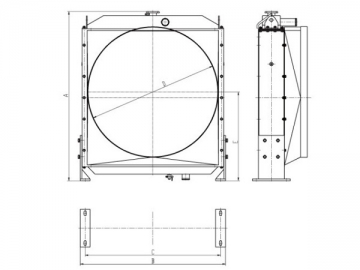 Radiator for Construction Machinery