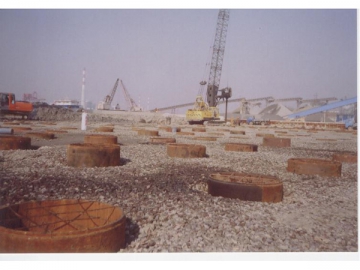 Steel Piling Pipe used in Bridge Crossing River and Sea