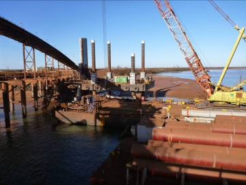 Clutch Steel Pipe used in Dock Piling