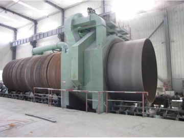 Shot Blasting Machine used for Steel Pipe Outer Wall