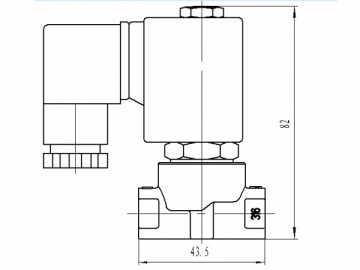 2W-050-08 Gas and Liquid Solenoid Valve