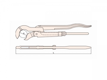 128A Swedish Type Non Sparking Pipe Wrench